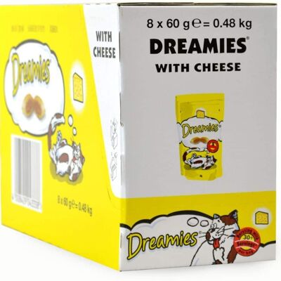 Dreamies Cheese - 8 x 60g
