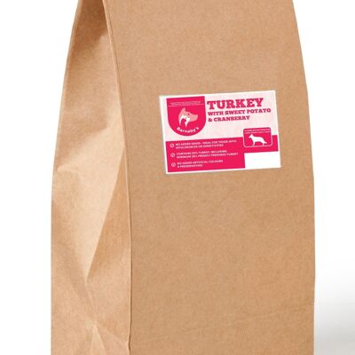 Barnaby's Working Dog Large Breed Grain Free Turkey with Sweet Potato & Cranberry 15kg - VAT FREE