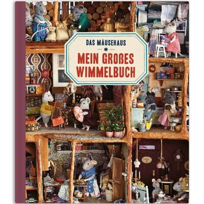 Libro per bambini -Das Mäusehaus - Mein großes Wimmelbuch (Duitstalig) - Het Muizenhuis