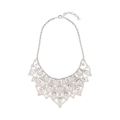 Waterfall White Necklace - Big