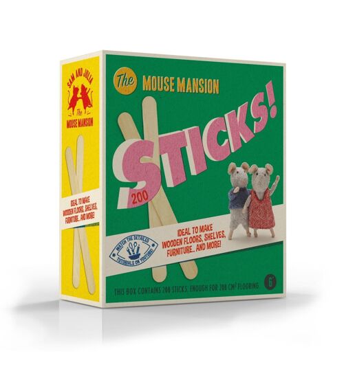 Kids Craft Materials-  Sticks - The Mouse Mansion