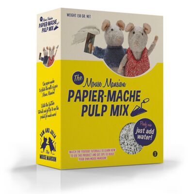 Kids Craft Materials - Papier Mache Pulp Mix - The Mouse Mansion