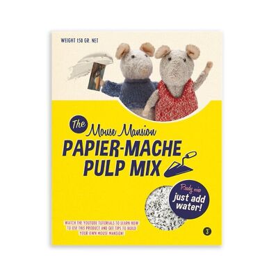 Pappmaché-Zellstoffmischung - Het Muizenhuis