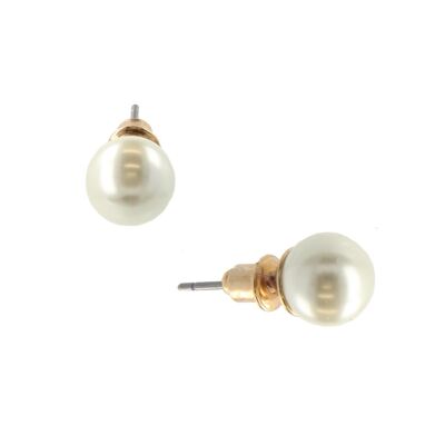 Otazu Cream Pearl Earpins