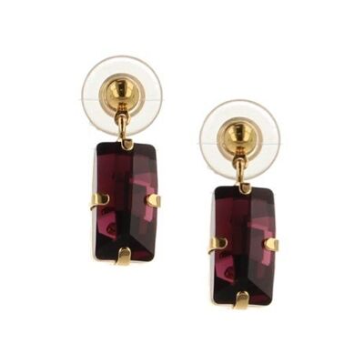 Jupiter Gold Amethyst Earrings