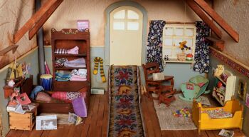 Kit de meubles de maison de poupée bricolage pour enfants - Chambre à coucher (échelle 1:12) - The Mouse Mansion 4