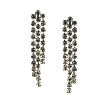 Alice Earrings Black Diamond