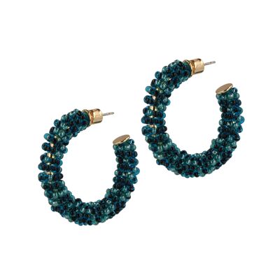 Blue Hoops - Small