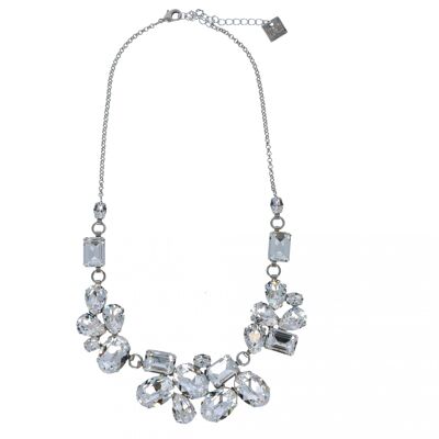 Forever Crystal Necklace - Rhodium