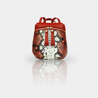 Shoulder bag / backpack `` JERSEY '', red