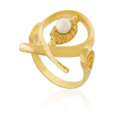 Ring Designer-Modell "Mystik der Frau" Gold