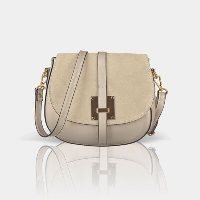 "Myun" shoulder bag, cream