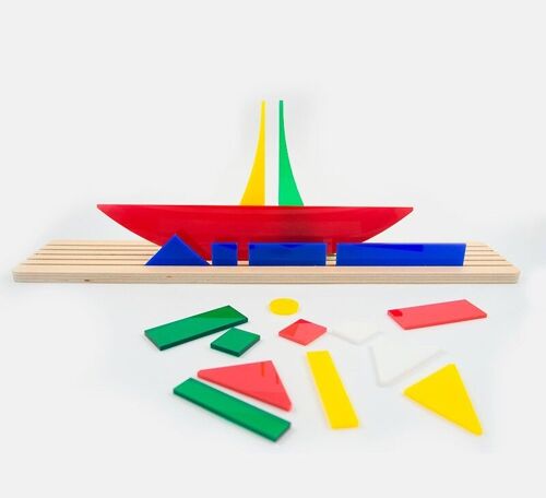 Shapes of Bauhaus 3D Art Silhouette (toy diorama & decor)