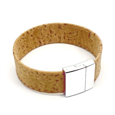 Kurkleer armband | Como - 16 cm