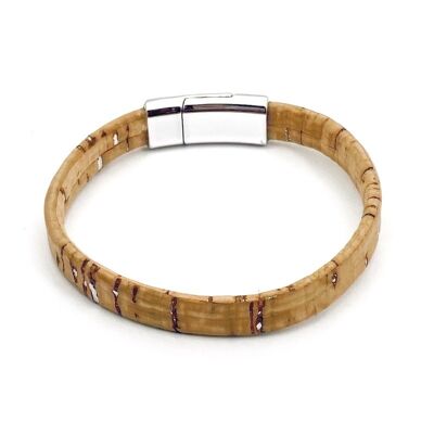 Kurkleer armband | Foggia - 18 cm