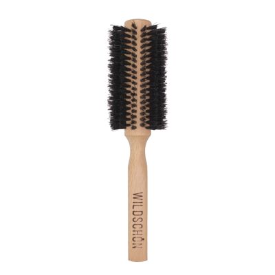 Wildschön round brush (5.5cm) with natural boar bristles