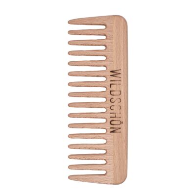 Wildschön hairdressing comb made of oiled beech wood
