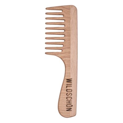 Wildschön grip comb made of oiled beech wood