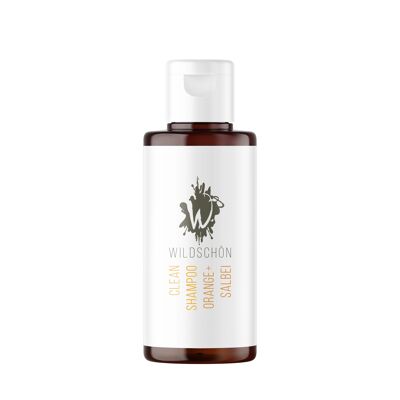 Wildschön Clean Shampoo Arancio + Salvia (150 ml concentrato 1:10) - senza flacone applicatore