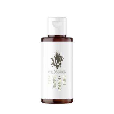 Wildschön Clean Shampoo Lavendel + Fichte (150ml Konzentrat 1:10) - mit Applikatorflasche