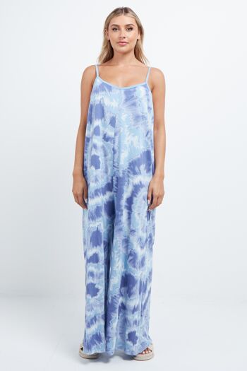 Combinaison tie-dye bleu bébé 5