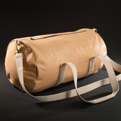 Borsa sportiva in pelle naturale