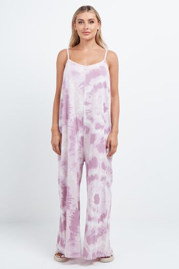 Combinaison tie and dye rose 6