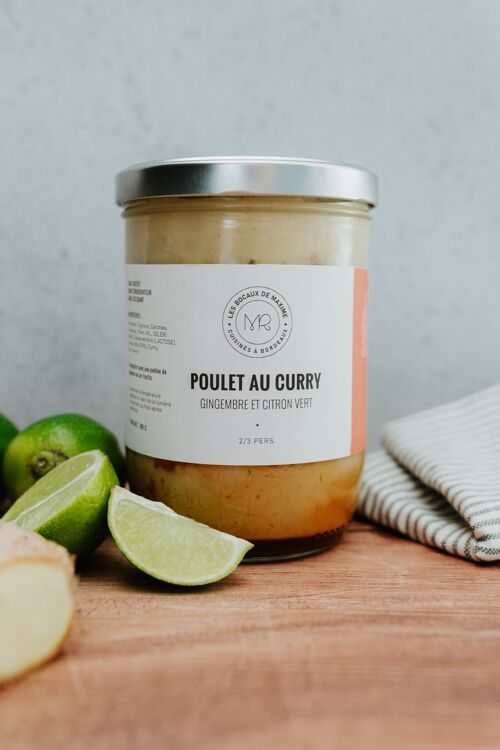 Poulet au curry : gingembre et citron vert