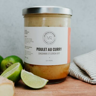 Chicken curry: ginger and lime