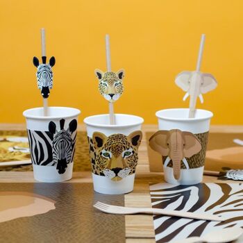 6 Gobelets Savane - Compostable 1