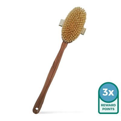 Brosse à peau en poils