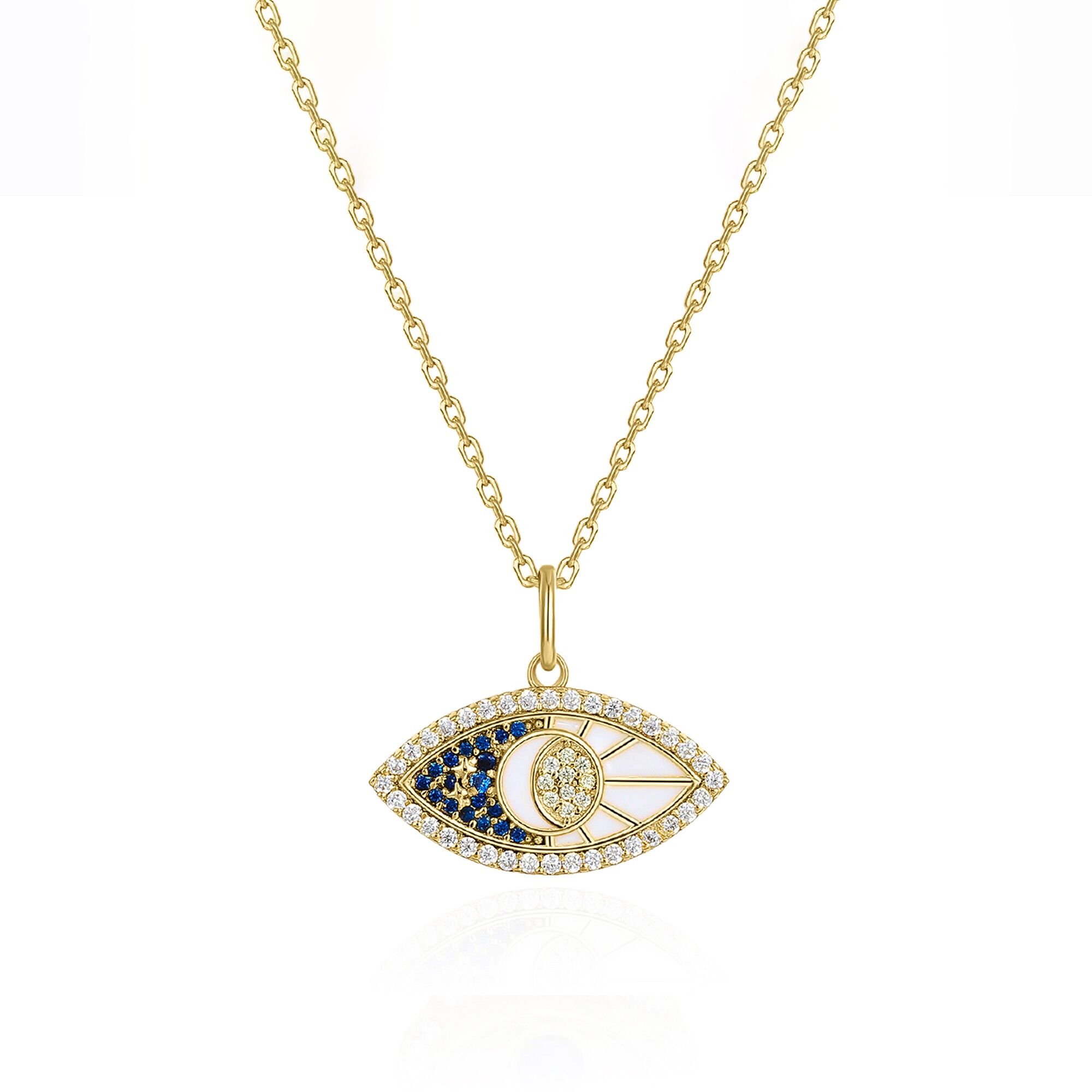 Collana Serenay Evil Eye e Luna
