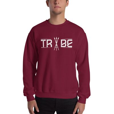 Tribe Classic Crew Neck Pullovers - Maroon