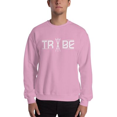 Tribe Classic Crew Neck Pullovers - Light Pink