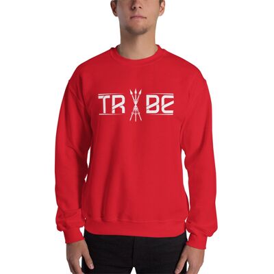 Tribe Classic Crew Neck Pullovers - Red