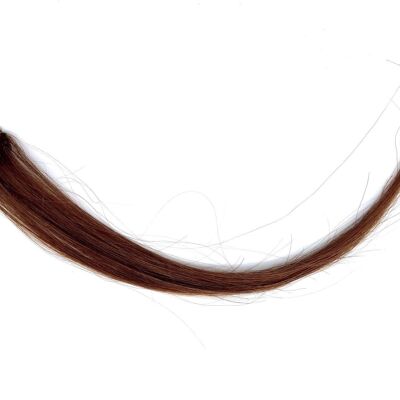 Clip-in per extension di veri capelli umani con riflessi ramati - Colore istantaneo dei capelli senza tintura