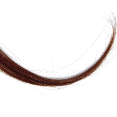 Clip-in per extension di veri capelli umani con riflessi ramati - Colore istantaneo dei capelli senza tintura