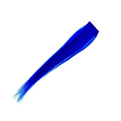 Resaltado azul - Clip de extensión de cabello humano Remy en resaltado