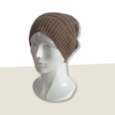 Slouchy Cashmere Beanie, Cookie