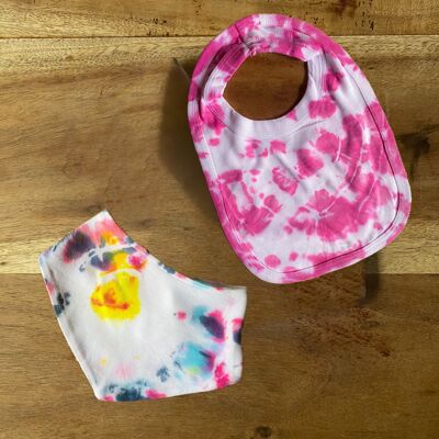 100% Cotton Tie Dye Bib Pull Over 3