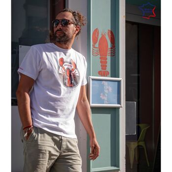 T-shirt le Homard Blanc 1