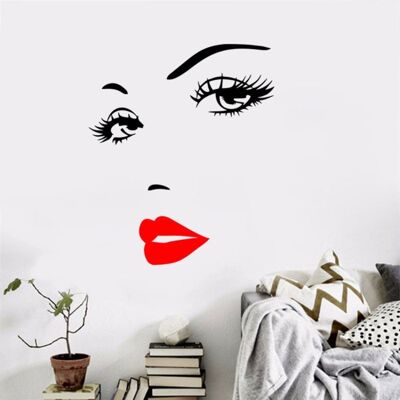 Eyelashes and Eyebrows beauty decor sticker