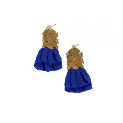 Electric Blue Hula earrings