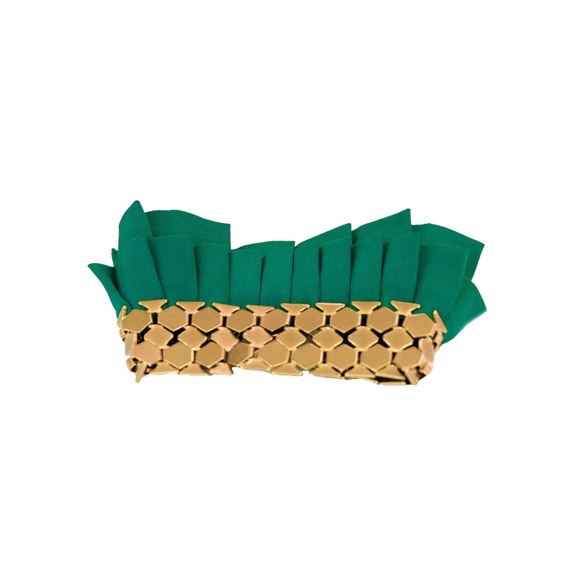 Emerald green Hula cuff