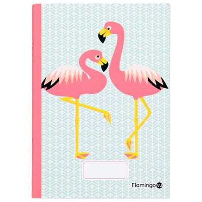 Cahier A5 - 48p Flamant Rose