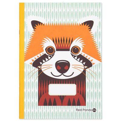 Cahier A5 - 48p Panda Roux