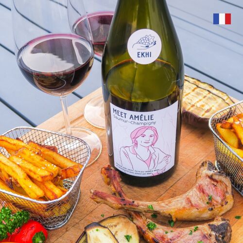 VIN ROUGE Saumur Champigny bio 2022 - Sans sulfites ajoutés 🌱