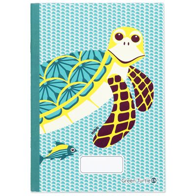 Cahier A5 - 48p Tortue