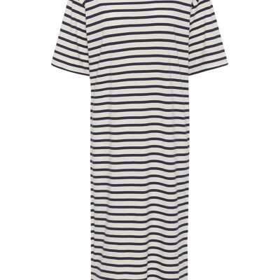 NORA - Robe - blue striped