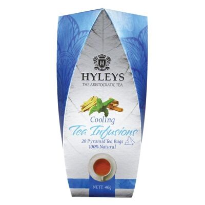 TEA INFUSIONS COOLING – 20 PYRAMID TEA BAGS